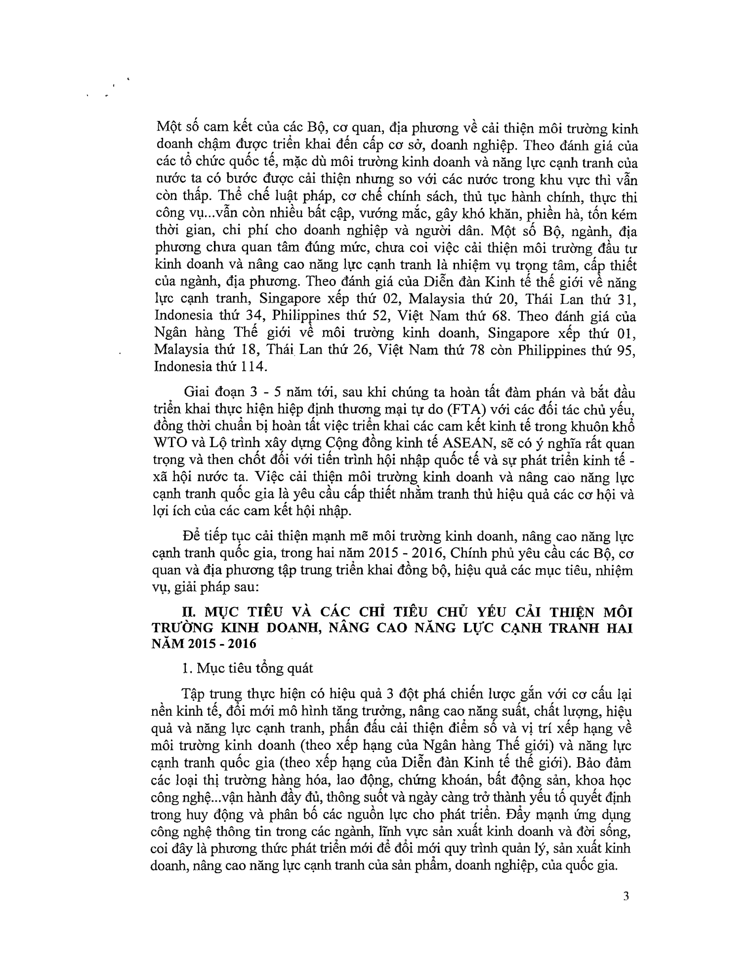 Trang 3 bản gốc 19/NQ-CP