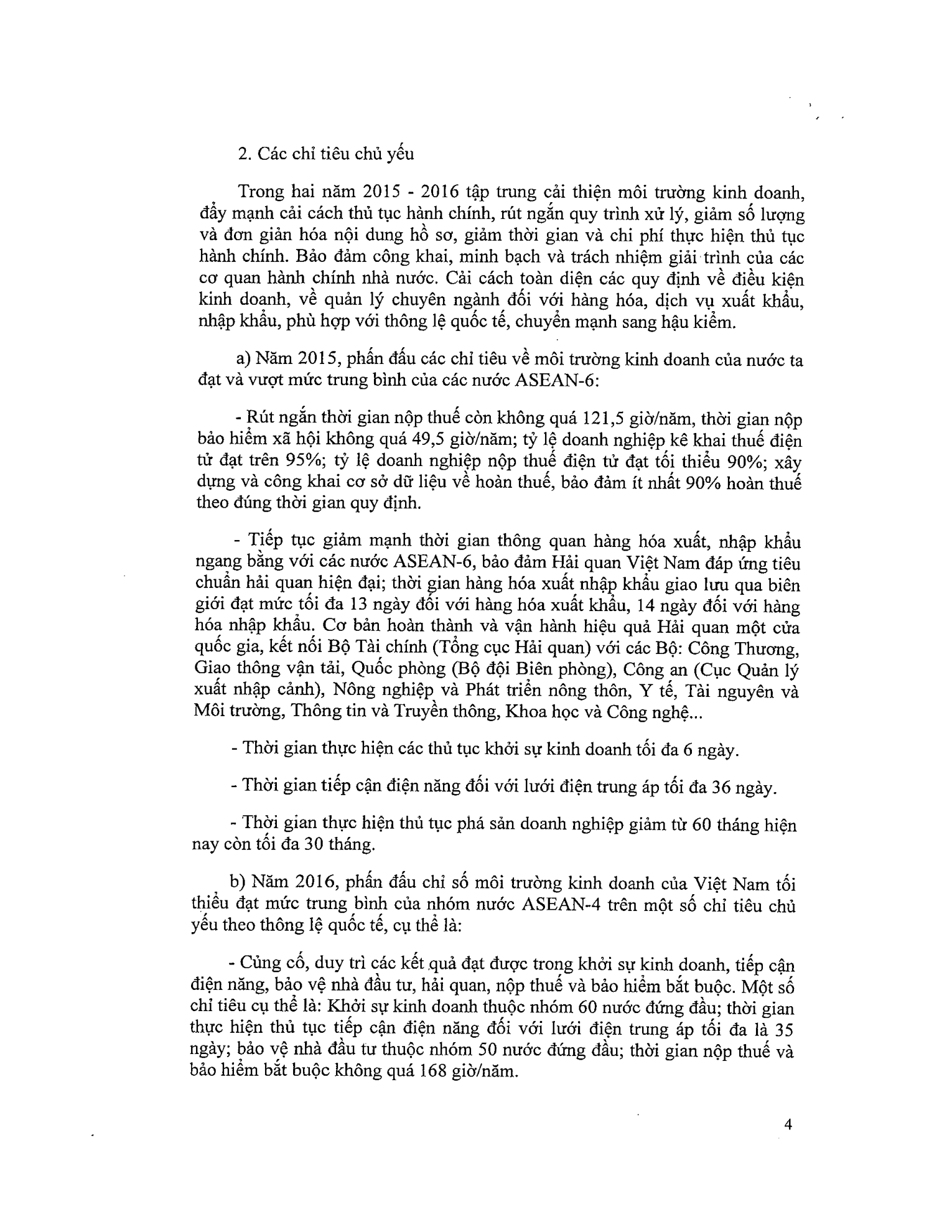 Trang 4 bản gốc 19/NQ-CP