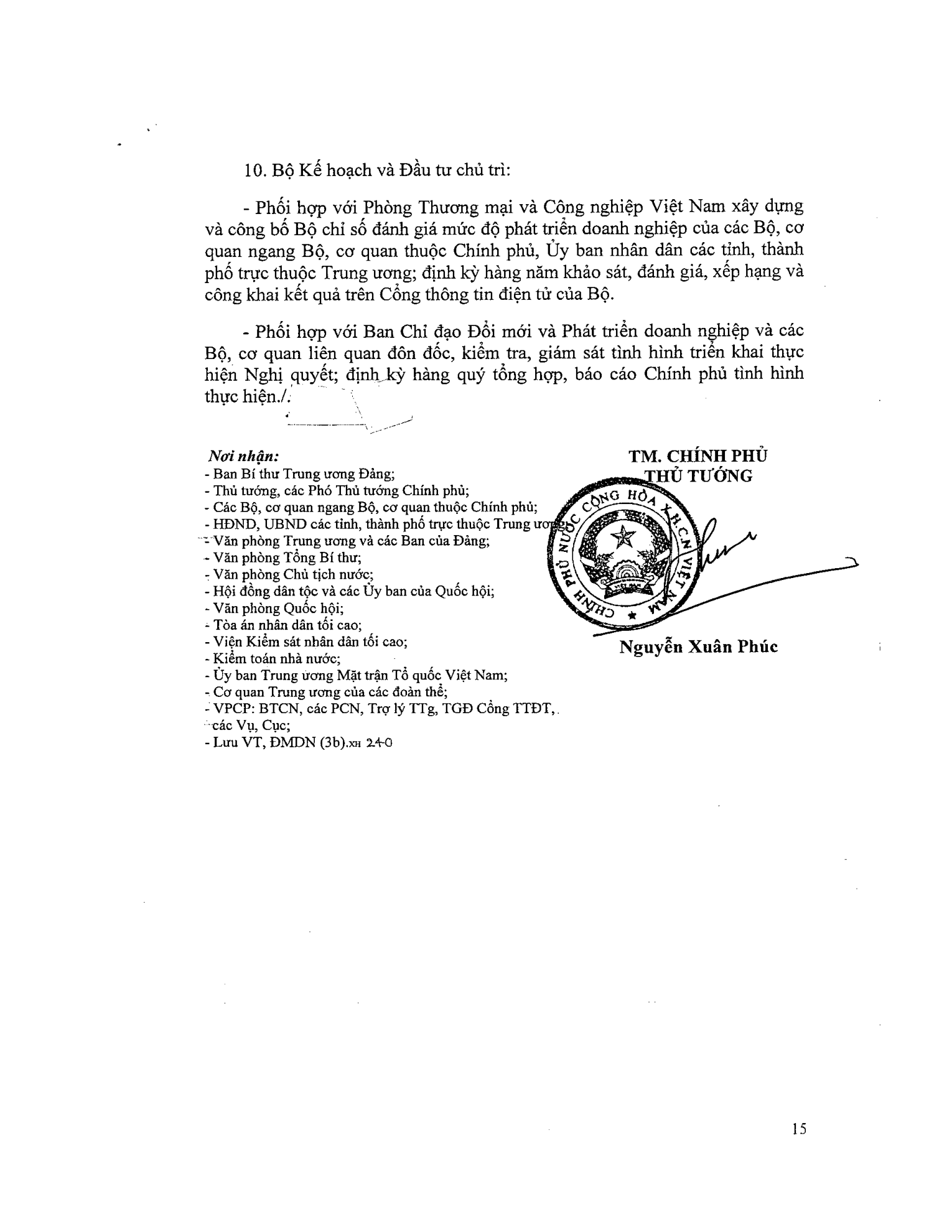 Trang 15 bản gốc 35/NQ-CP