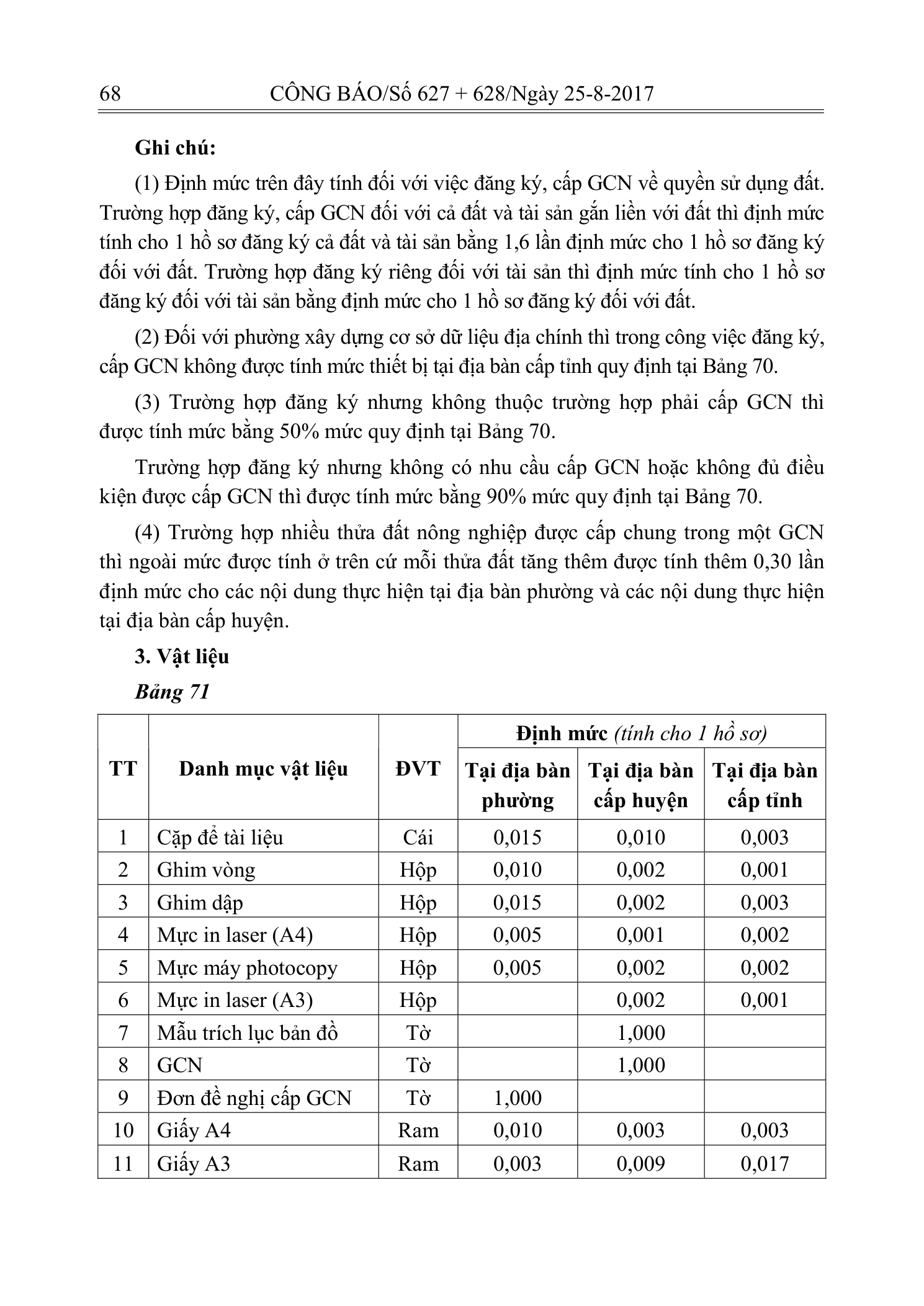Trang 67 bản gốc 14/2017/TT-BTNMT