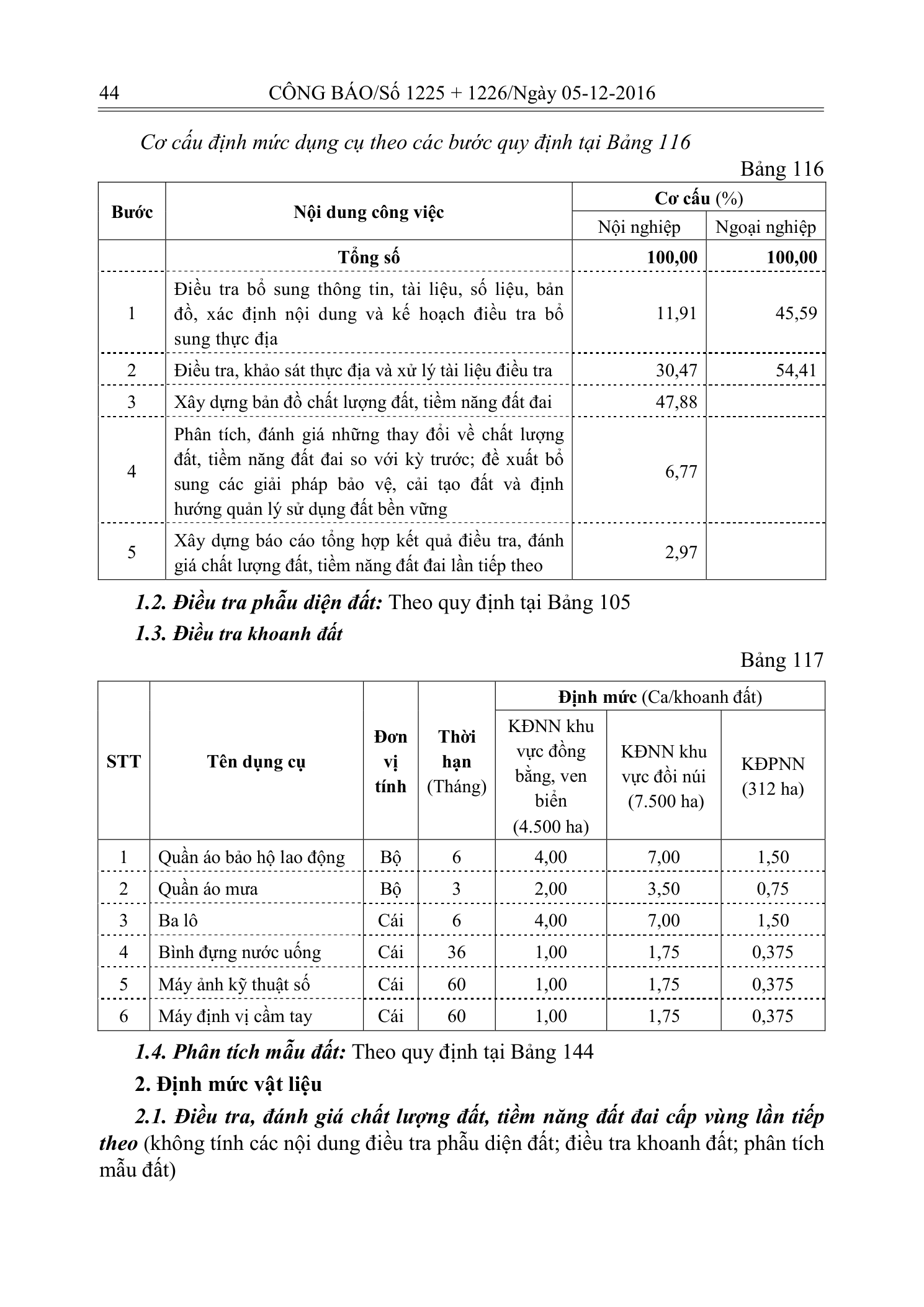 Trang 43 bản gốc 33/2016/TT-BTNMT