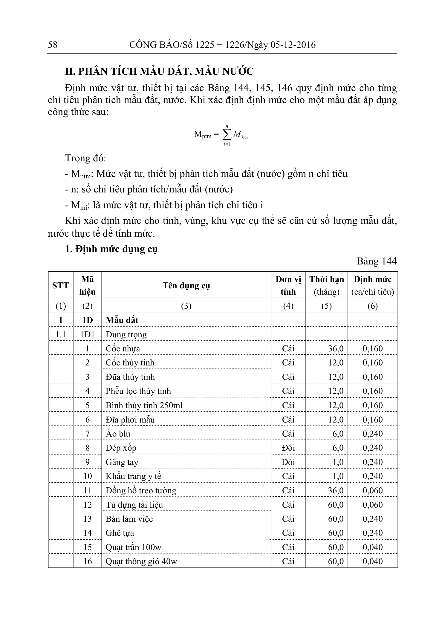 Trang 57 bản gốc 33/2016/TT-BTNMT