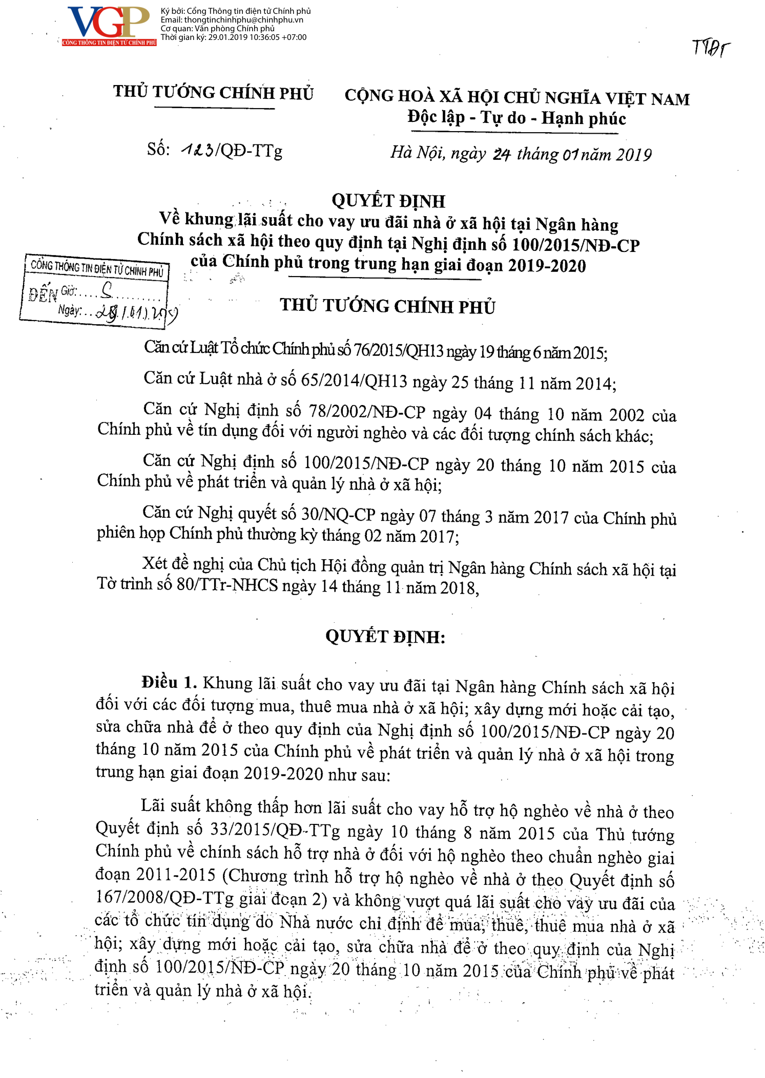 Trang 1 bản gốc 123/QĐ-TTg