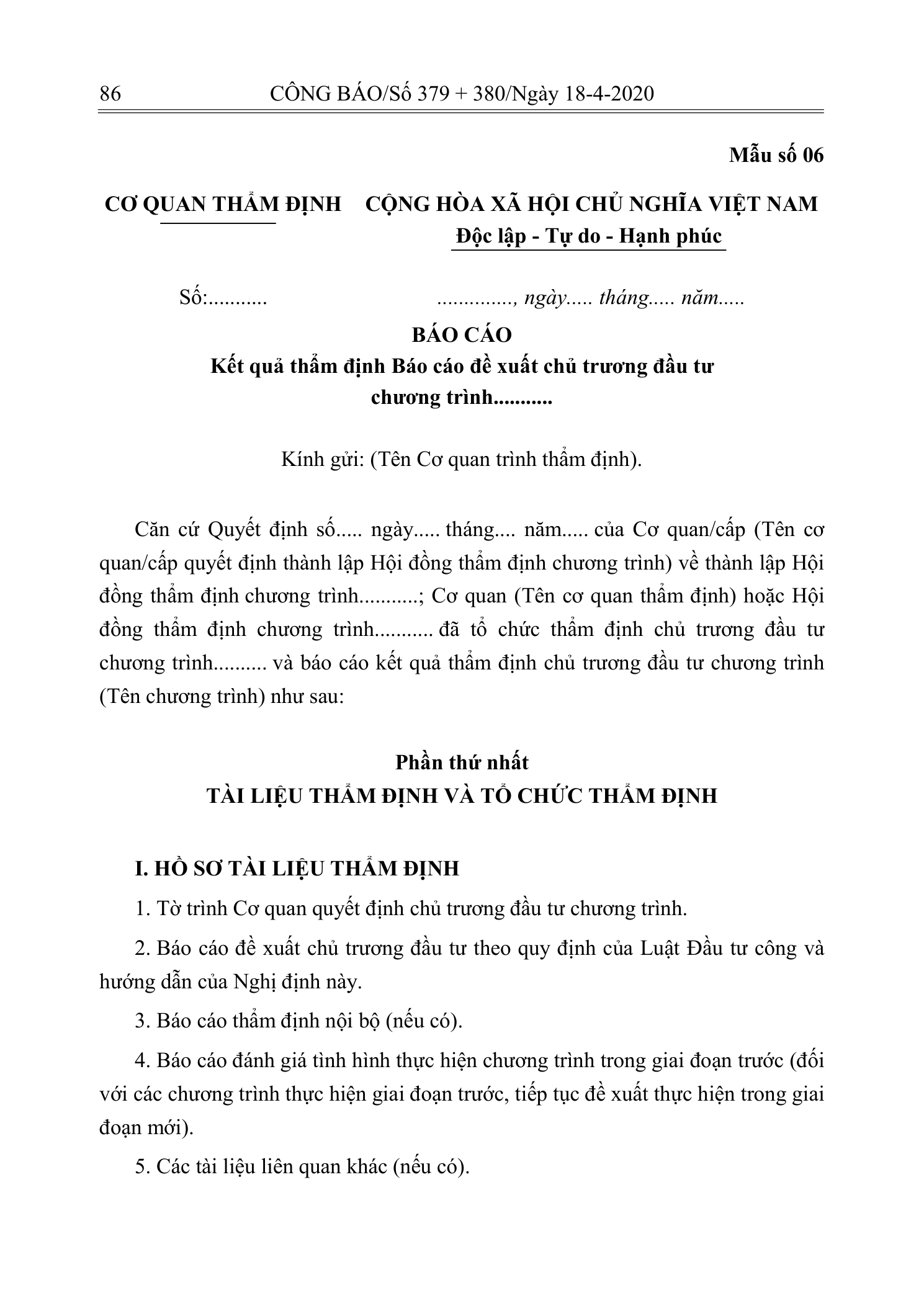 Trang 85 bản gốc 40/2020/NĐ-CP